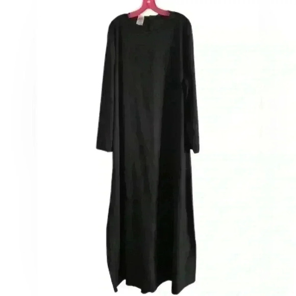 SPIRIT HALLOWEEN COSTUME BASIC BLACK GOWN MENS LARGE - Picture 1 of 11